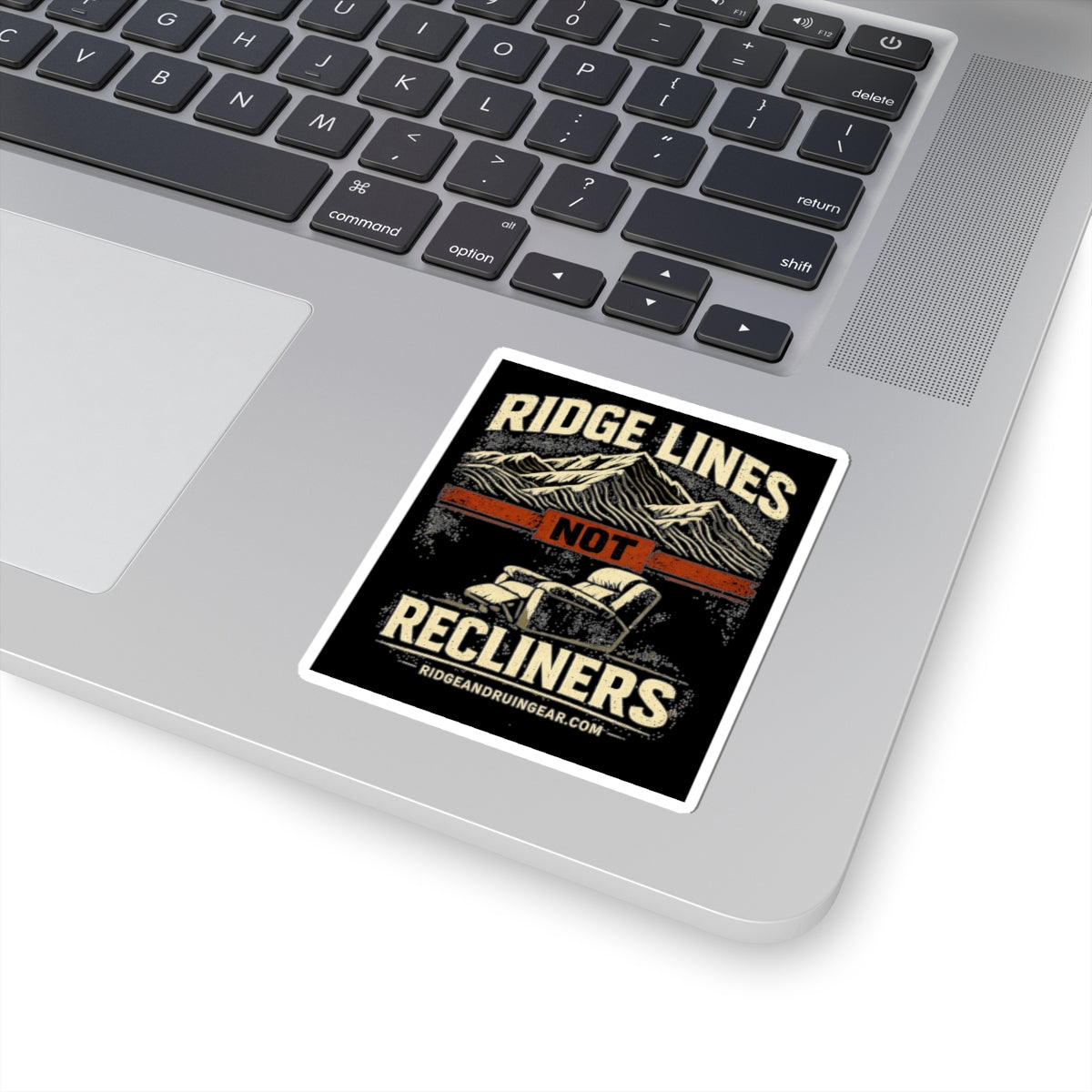 Ridge Lines NOT Recliners Sticker
