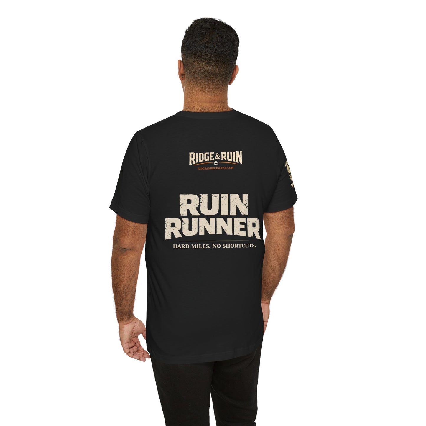 Ruin Runner Graphic Tee — Ridge & Ruin Trail Running Back Print Shirt