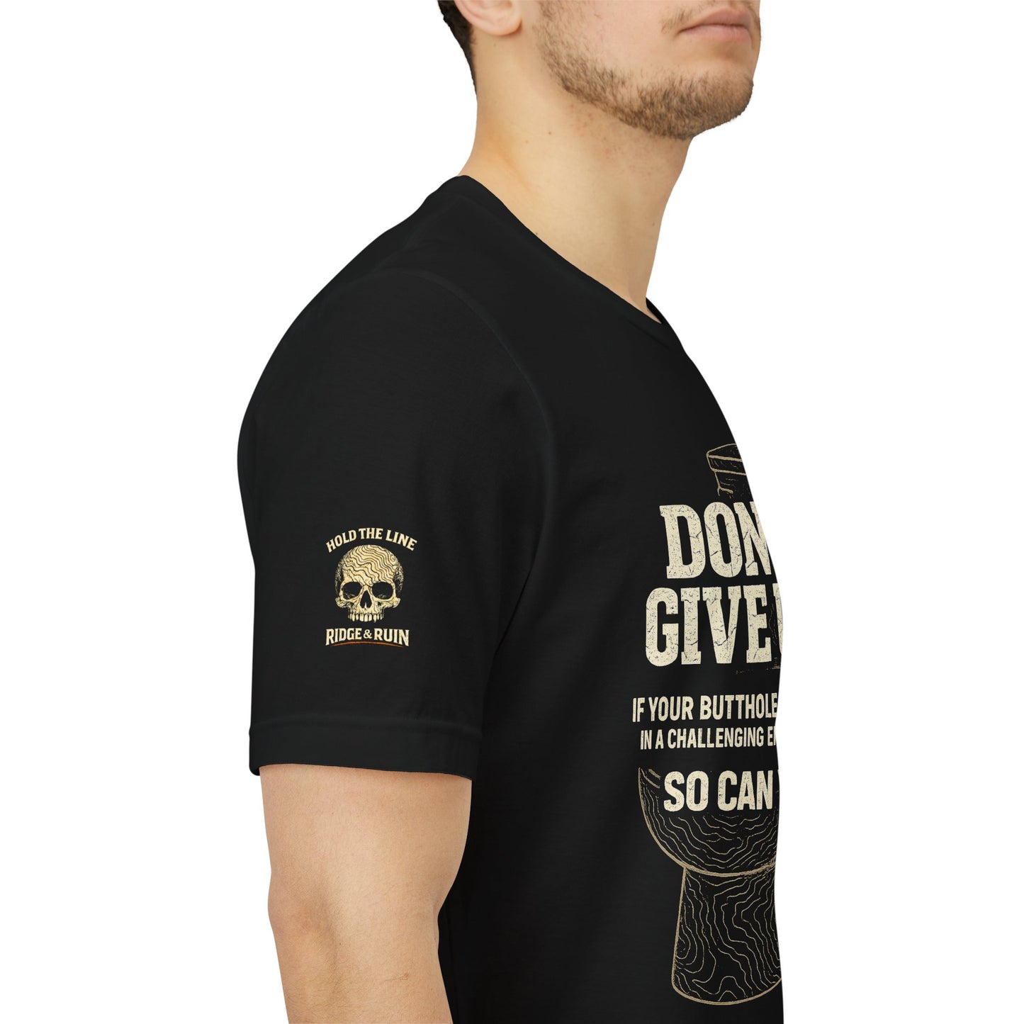 Don’t Give Up Tee — Ridge & Ruin Graphic T-Shirt