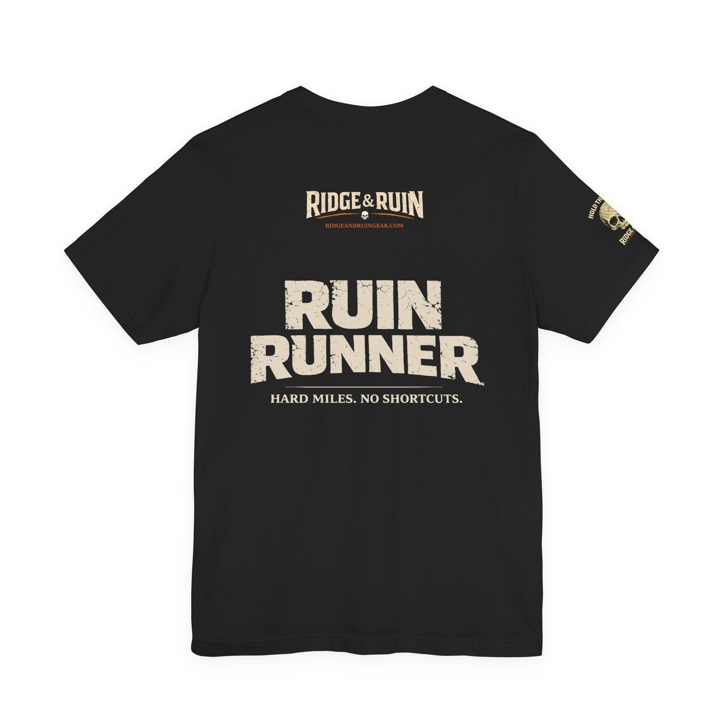 Ruin Runner Graphic Tee — Ridge & Ruin Trail Running Back Print Shirt