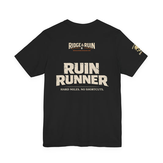 Ruin Runner Graphic Tee — Ridge & Ruin Trail Running Back Print Shirt