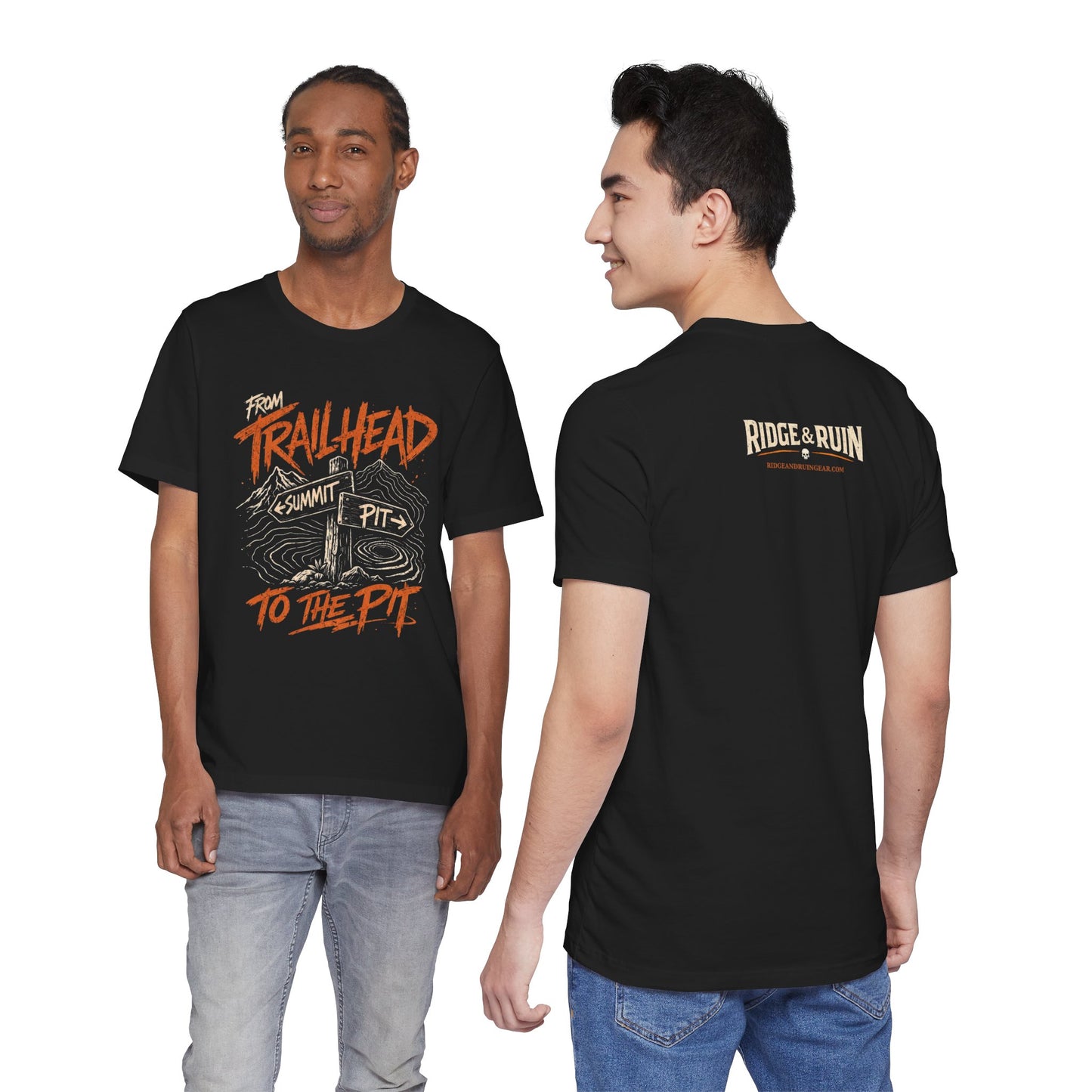 From Trailhead to the Pit Tee — Ridge & Ruin Graphic T-Shirt